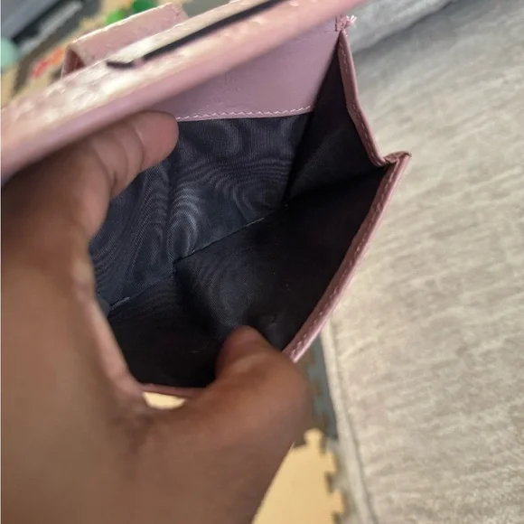 Gucci Pink Leather Monogram Wallet - Picture 7 of 15
